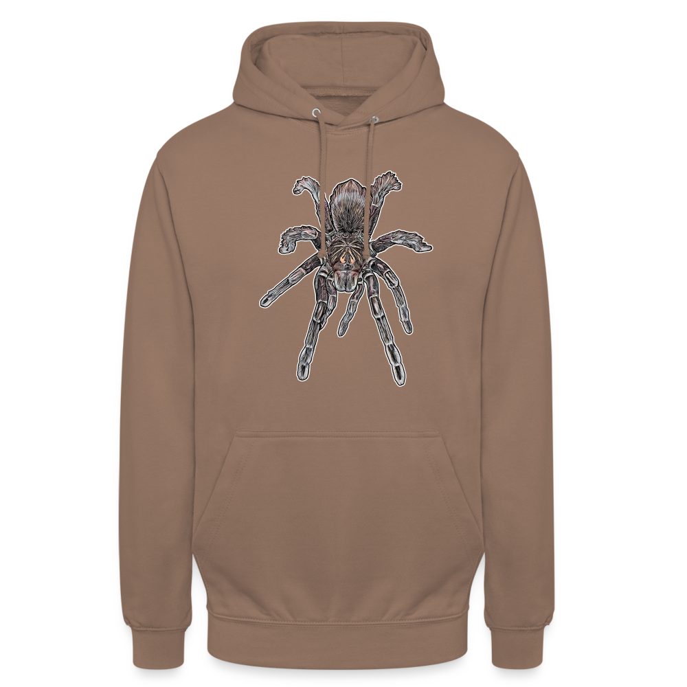 Unisex Hoodie Pamphobeteus sp Machala juvenile - Mokka