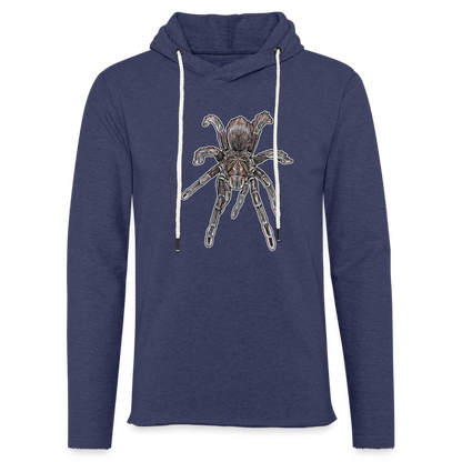 Unisex Kapuzensweatshirt Pamphobeteus sp Machala juvenile - Navy meliert