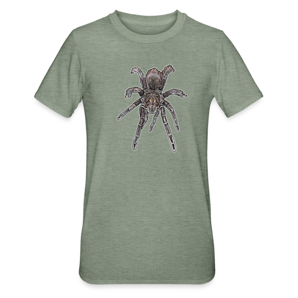 Unisex T-Shirt Pamphobeteus sp Machala juvenile - Militärgrün meliert