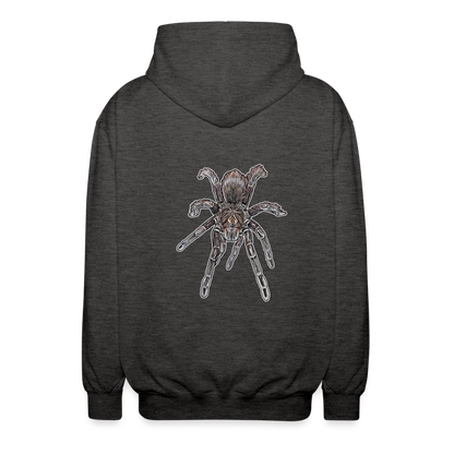 Unisex Zip-Hoodie Pamphobeteus sp Machala juvenile - Anthrazit