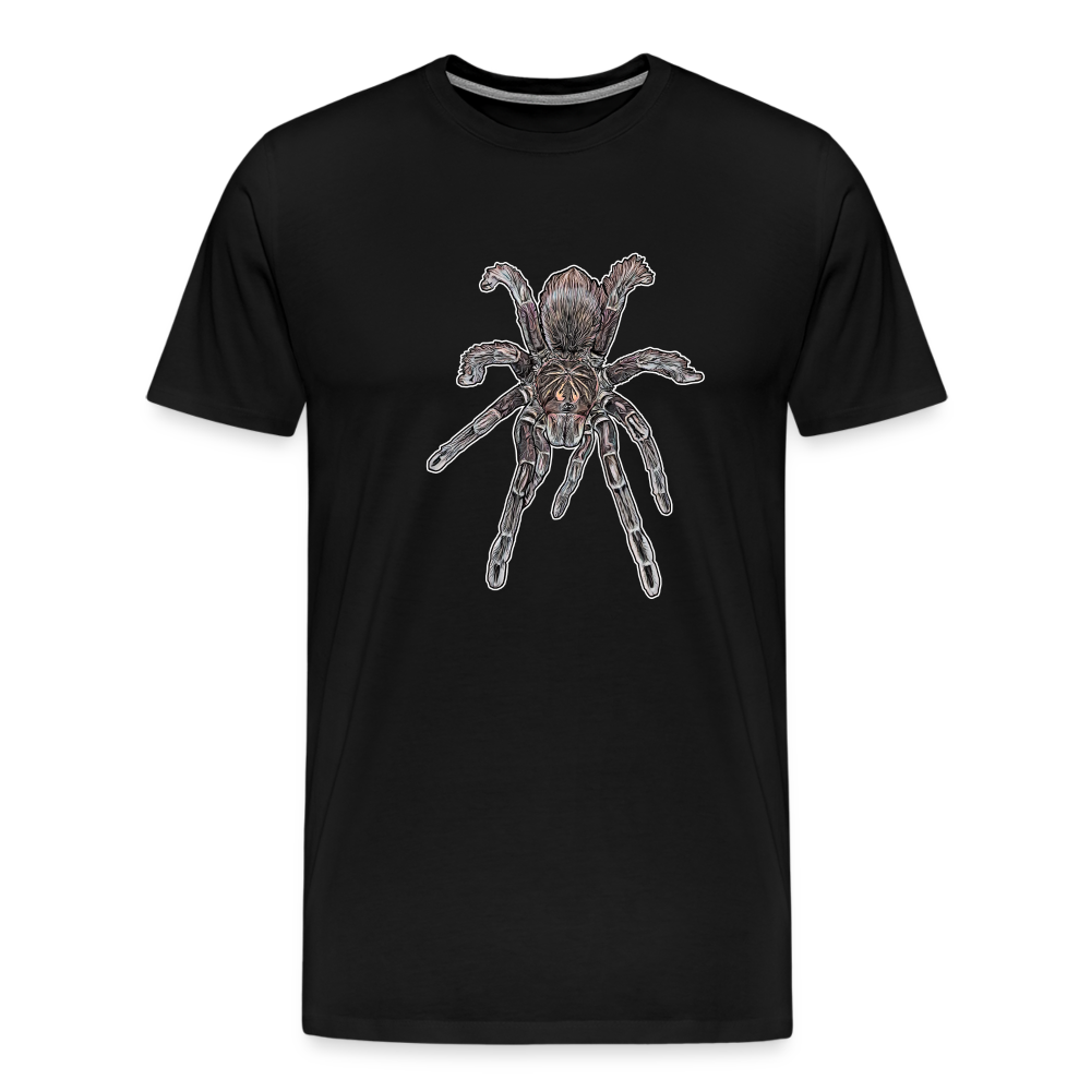 Männer Basic T-Shirt Pamphobeteus sp Machala juvenile - Schwarz