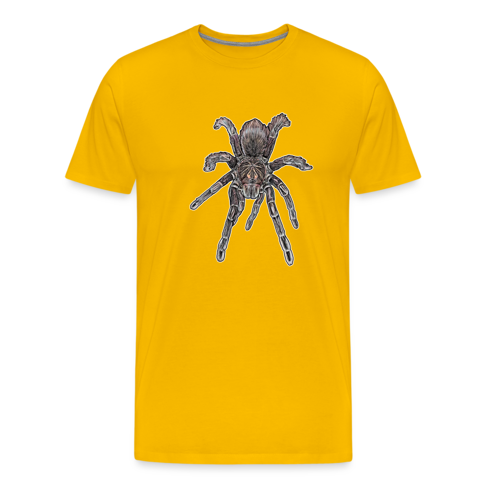 Männer Basic T-Shirt Pamphobeteus sp Machala juvenile - Sonnengelb