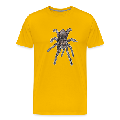 Männer Basic T-Shirt Pamphobeteus sp Machala juvenile - Sonnengelb