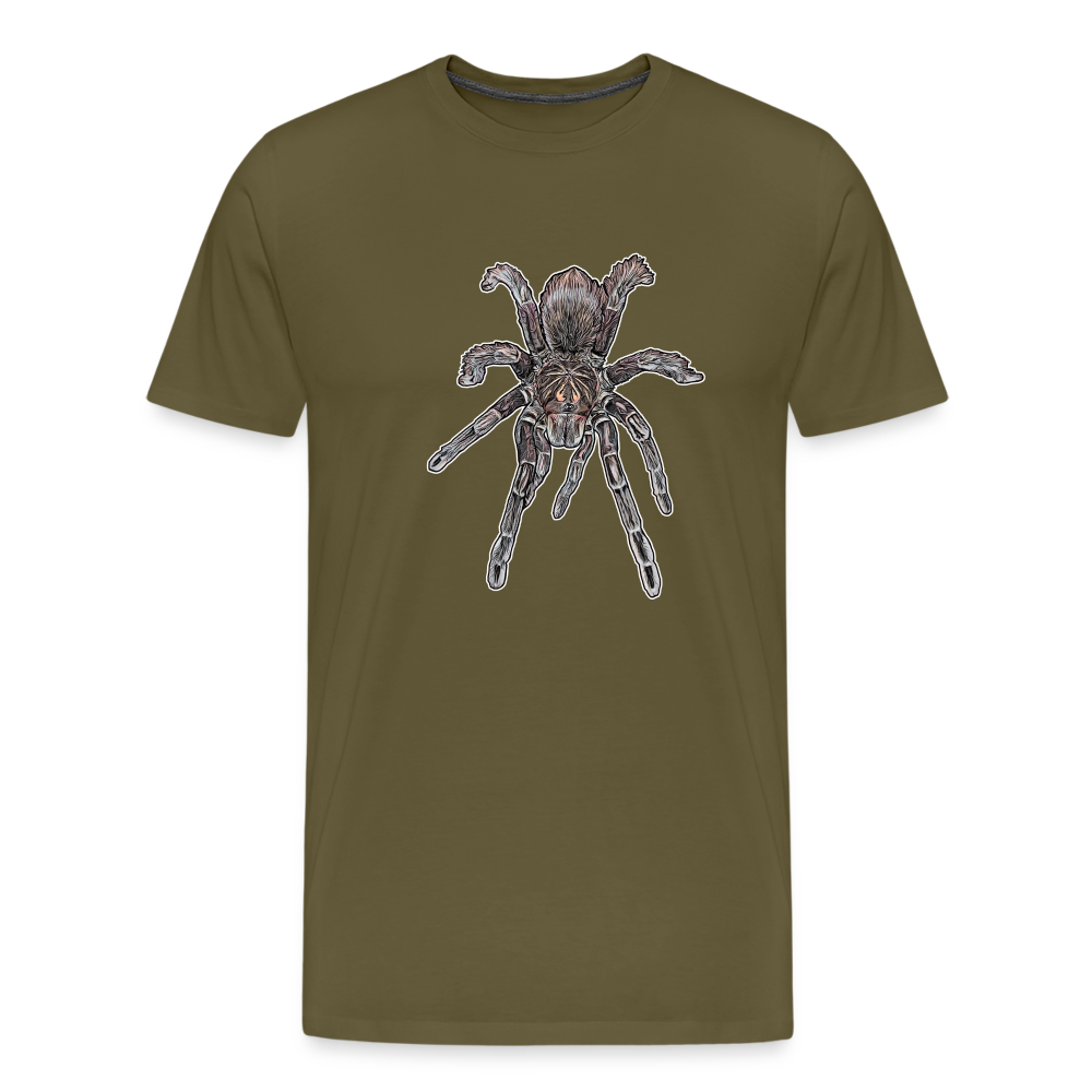 Männer Basic T-Shirt Pamphobeteus sp Machala juvenile - Khaki