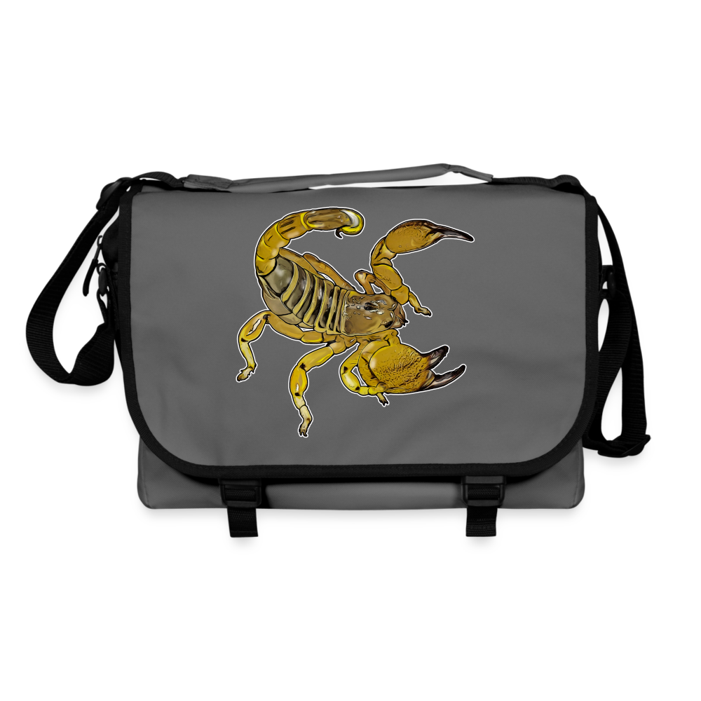 Umhängetasche Scorpio maurus palmatus - Graphit/Schwarz