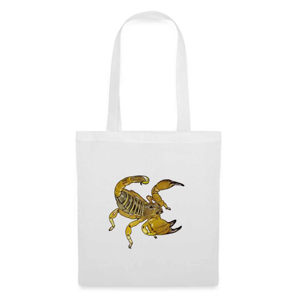 Stoffbeutel Scorpio maurus palmatus - weiß