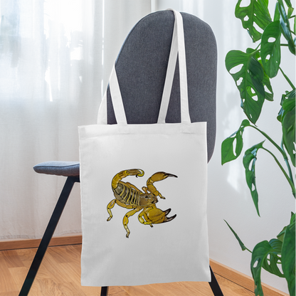 Stoffbeutel Scorpio maurus palmatus - weiß