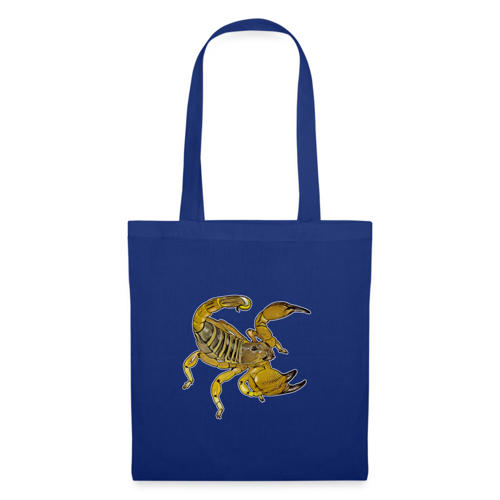Stoffbeutel Scorpio maurus palmatus - Royalblau