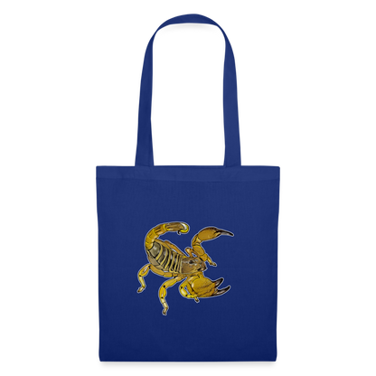 Stoffbeutel Scorpio maurus palmatus - Royalblau