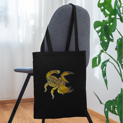 Stoffbeutel Scorpio maurus palmatus - Schwarz