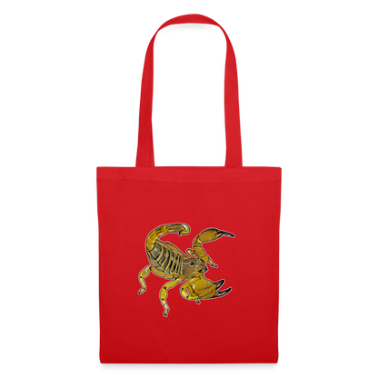 Stoffbeutel Scorpio maurus palmatus - Rot