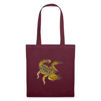 Stoffbeutel Scorpio maurus palmatus - Burgunderrot