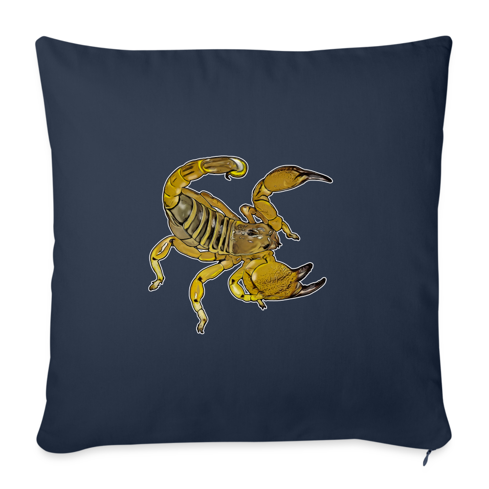 Sofakissen mit Füllung 44 x 44 cm Scorpio maurus palmatus - Navy