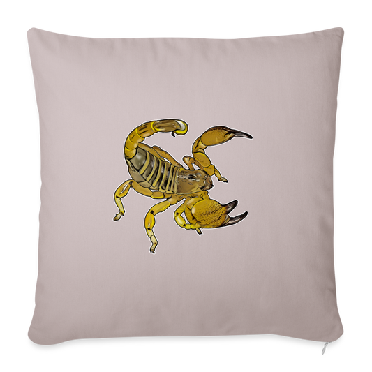 Sofakissen mit Füllung 44 x 44 cm Scorpio maurus palmatus - helles Taupe