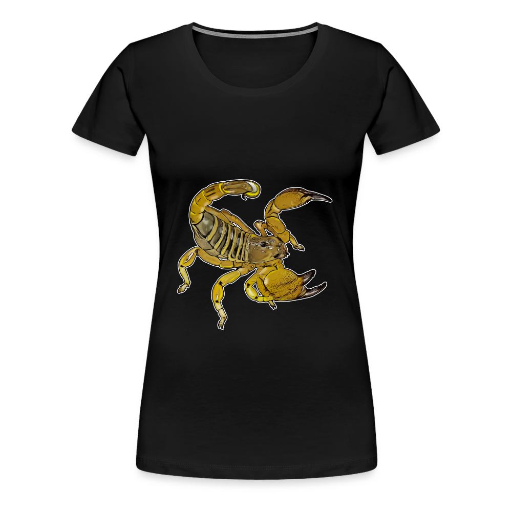 Frauen Basic T-Shirt Scorpio maurus palmatus - Schwarz