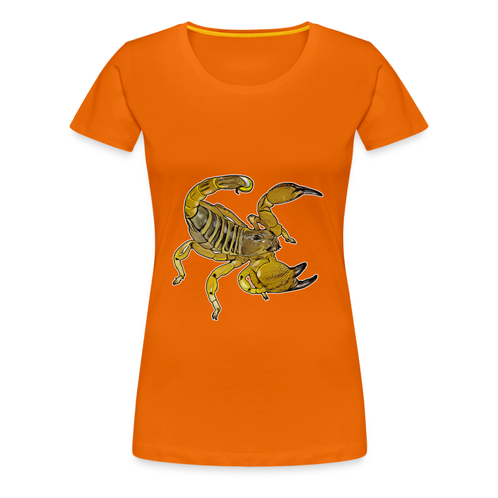 Frauen Basic T-Shirt Scorpio maurus palmatus - Orange