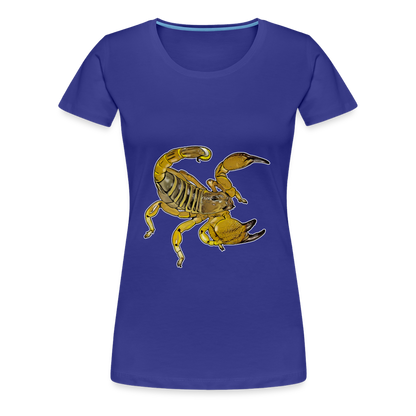 Frauen Basic T-Shirt Scorpio maurus palmatus - Königsblau