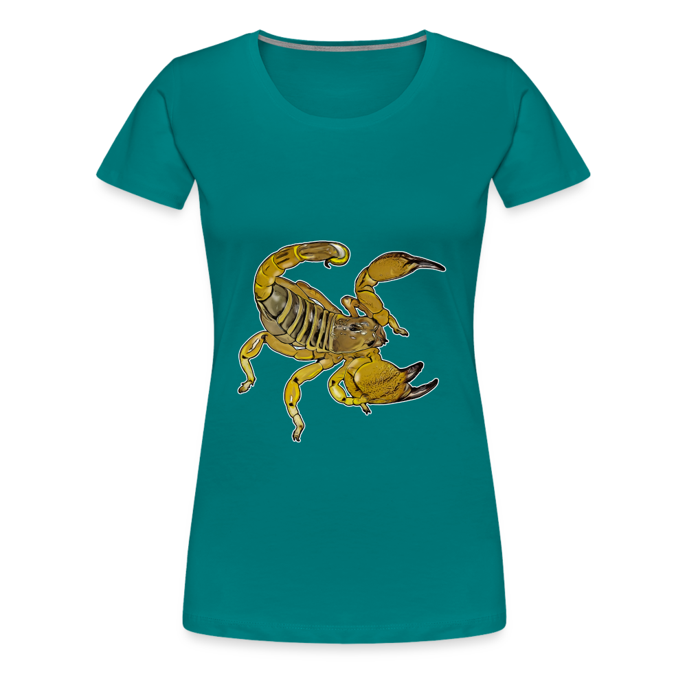 Frauen Basic T-Shirt Scorpio maurus palmatus - Divablau