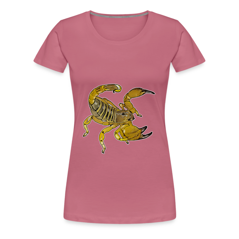 Frauen Basic T-Shirt Scorpio maurus palmatus - Malve