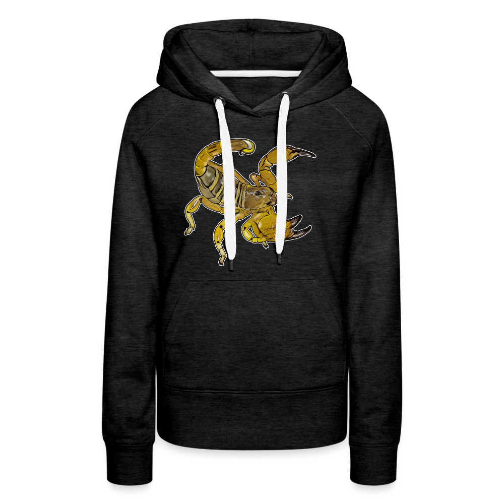 Frauen Hoodie Scorpio maurus palmatus - Anthrazit