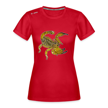 Frauen JAKO Sportswear T-Shirt Scorpio maurus palmatus - Rot