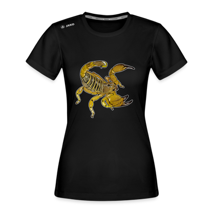 Frauen JAKO Sportswear T-Shirt Scorpio maurus palmatus - Schwarz