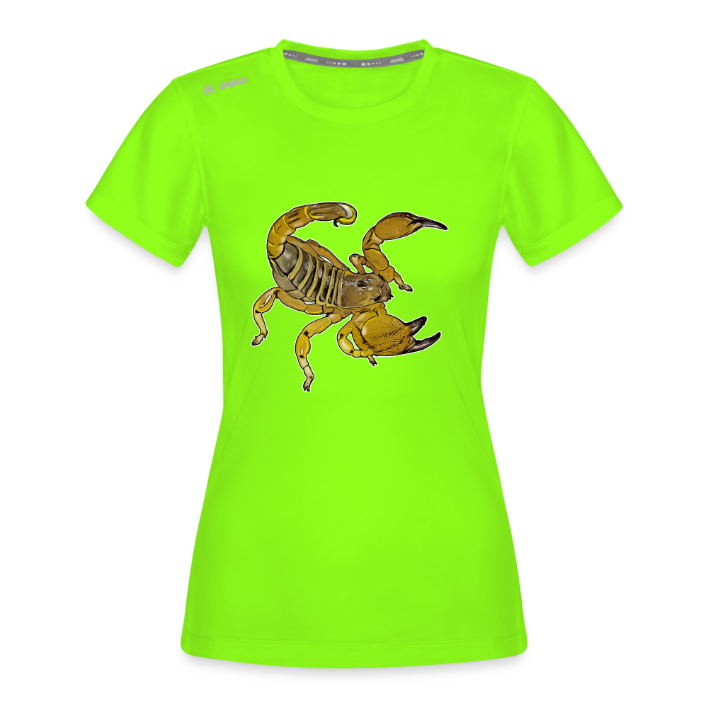 Frauen JAKO Sportswear T-Shirt Scorpio maurus palmatus - Neongrün