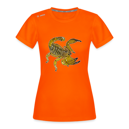 Frauen JAKO Sportswear T-Shirt Scorpio maurus palmatus - Neonorange
