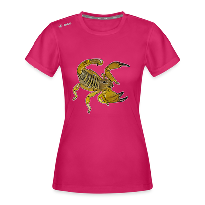 Frauen JAKO Sportswear T-Shirt Scorpio maurus palmatus - dunkles Pink