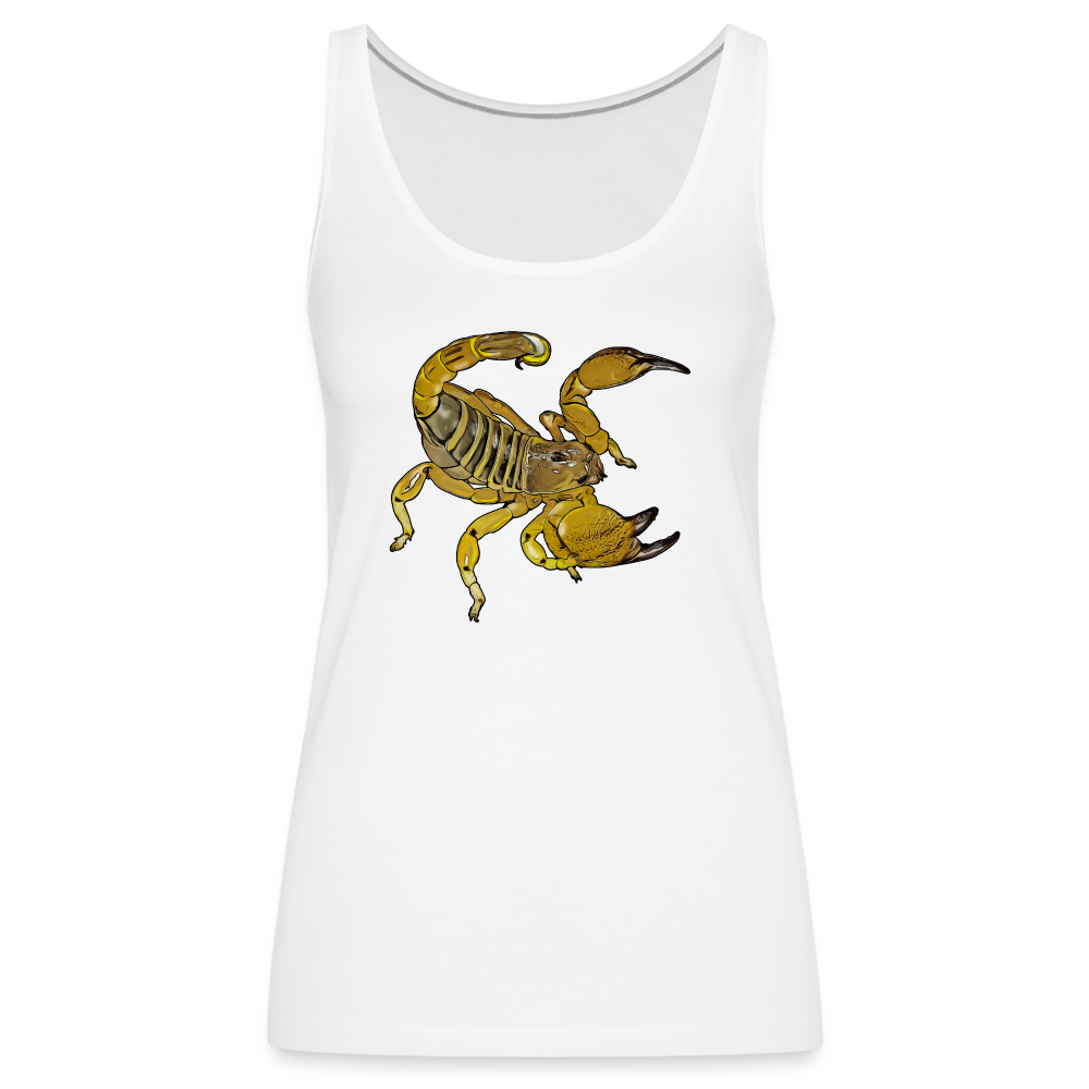 Frauen Tank Top Scorpio maurus palmatus - weiß