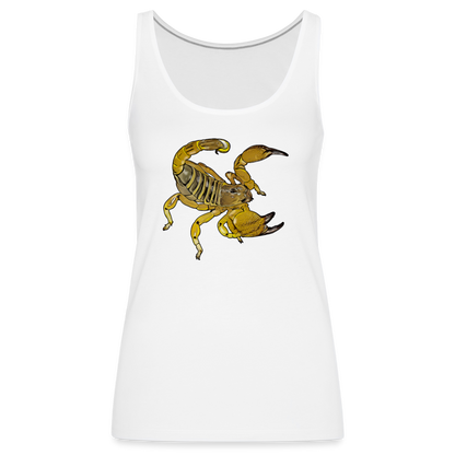 Frauen Tank Top Scorpio maurus palmatus - weiß