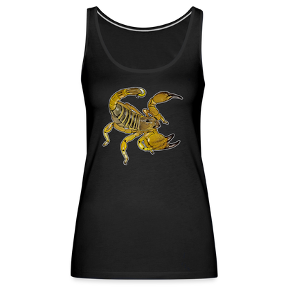 Frauen Tank Top Scorpio maurus palmatus - Schwarz