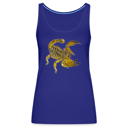 Frauen Tank Top Scorpio maurus palmatus - Königsblau