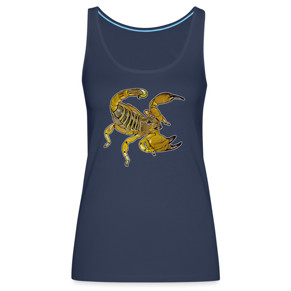 Frauen Tank Top Scorpio maurus palmatus - Navy