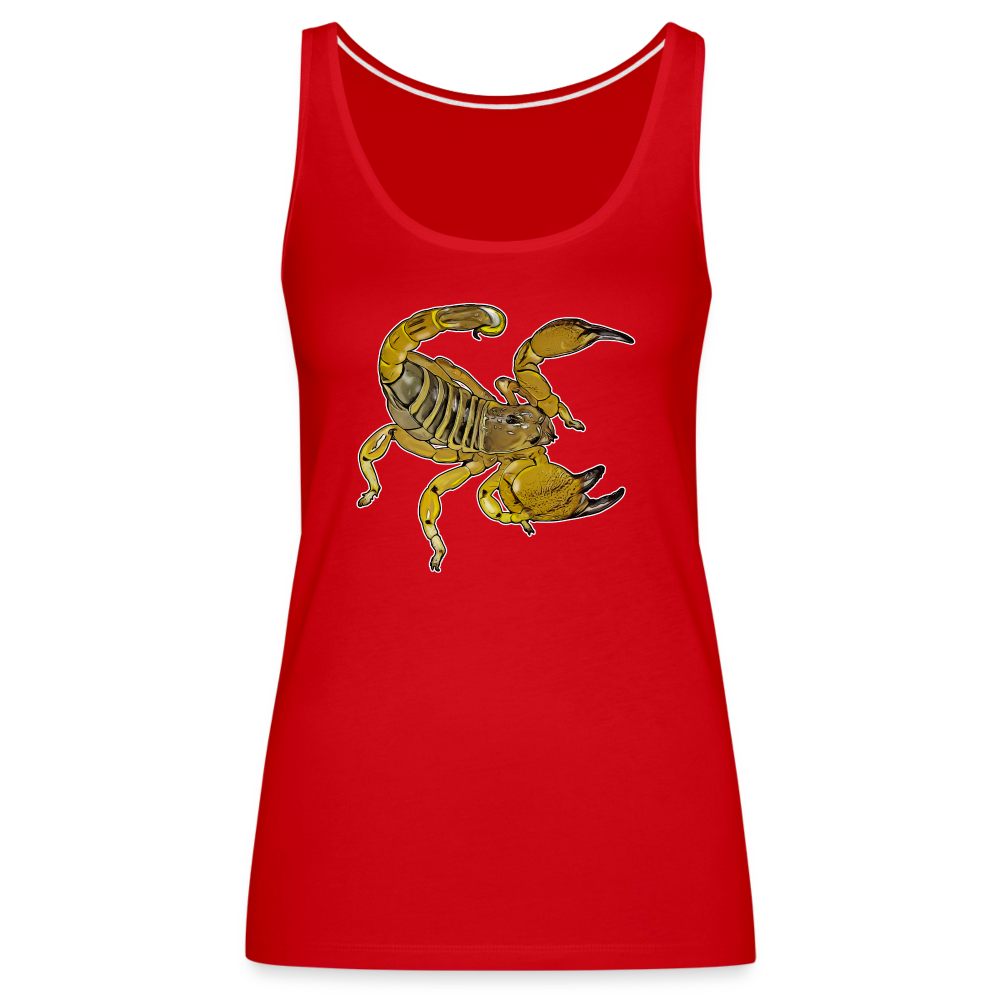 Frauen Tank Top Scorpio maurus palmatus - Rot