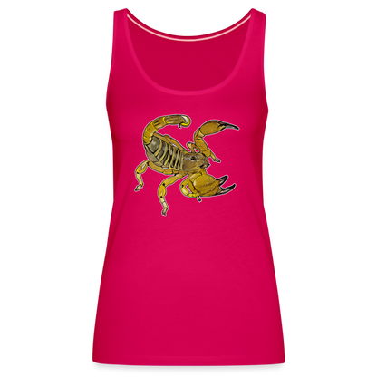 Frauen Tank Top Scorpio maurus palmatus - dunkles Pink
