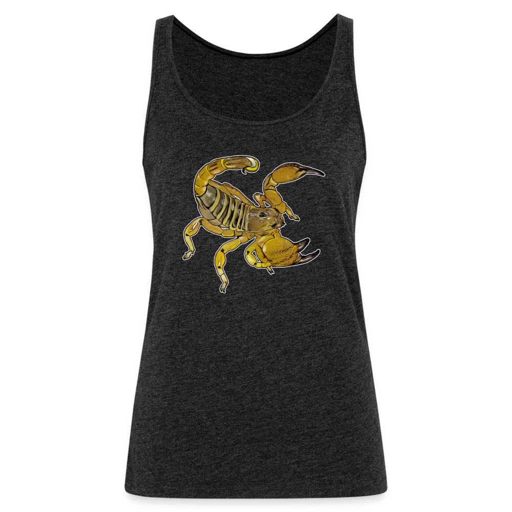 Frauen Tank Top Scorpio maurus palmatus - Anthrazit
