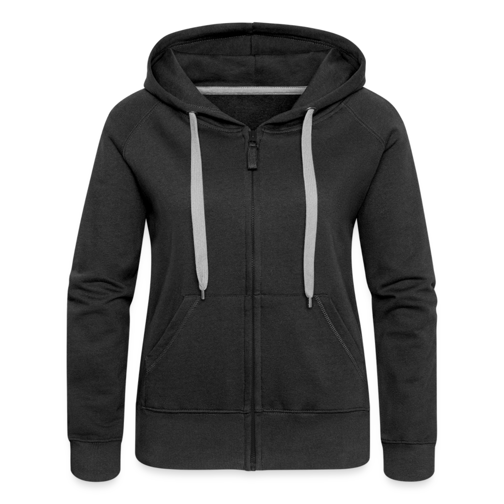 Frauen Zip-Hoodie Scorpio maurus palmatus - Schwarz