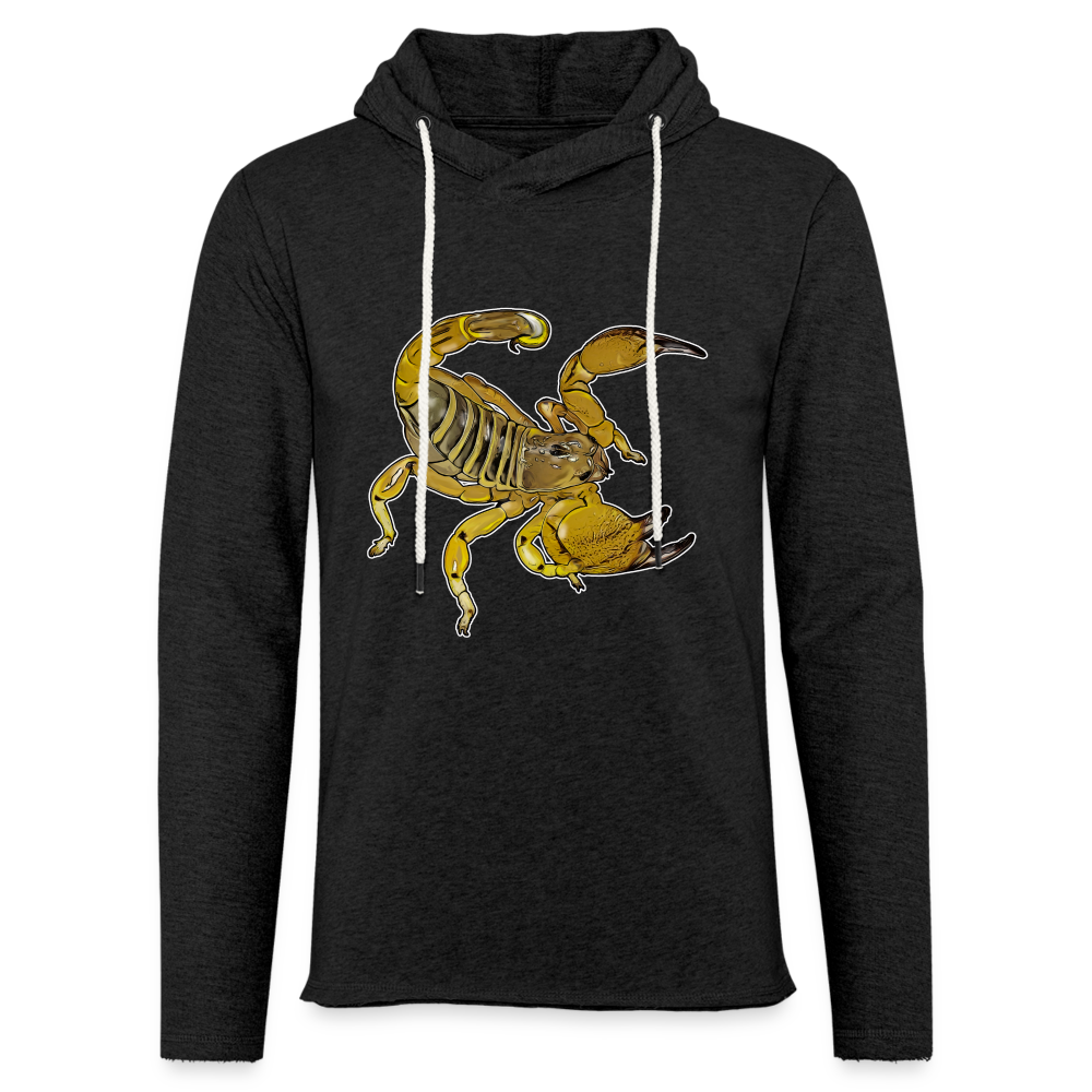Unisex Kapuzensweatshirt Scorpio maurus palmatus - Anthrazit