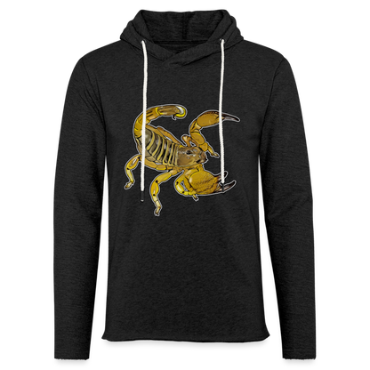 Unisex Kapuzensweatshirt Scorpio maurus palmatus - Anthrazit