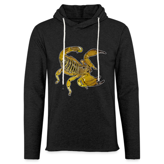 Unisex Kapuzensweatshirt Scorpio maurus palmatus - Anthrazit