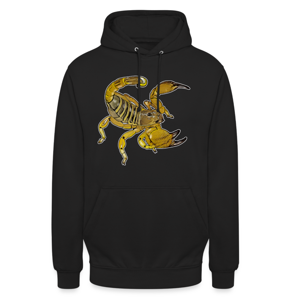 Unisex Hoodie Scorpio maurus palmatus - Schwarz
