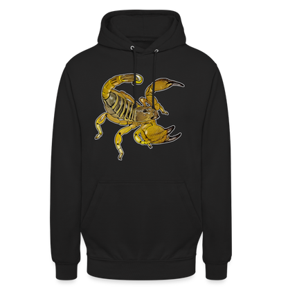 Unisex Hoodie Scorpio maurus palmatus - Schwarz