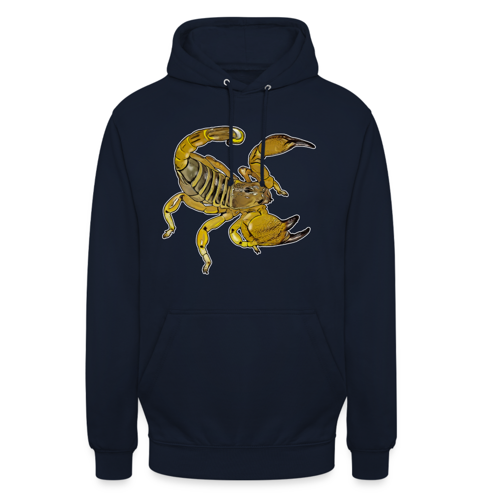 Unisex Hoodie Scorpio maurus palmatus - Navy