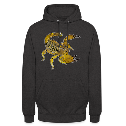 Unisex Hoodie Scorpio maurus palmatus - Anthrazit