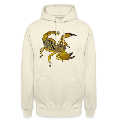 Unisex Hoodie Scorpio maurus palmatus - Vanille-Milchshake