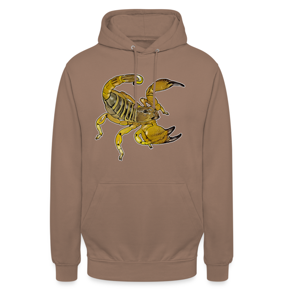 Unisex Hoodie Scorpio maurus palmatus - Mokka