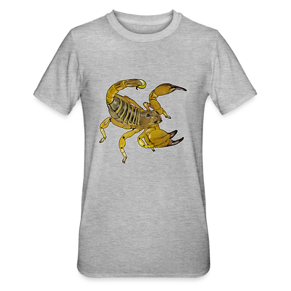 Unisex T-Shirt Scorpio maurus palmatus - Grau meliert