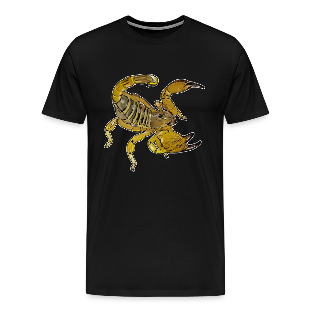Männer Basic T-Shirt Scorpio maurus palmatus - Schwarz