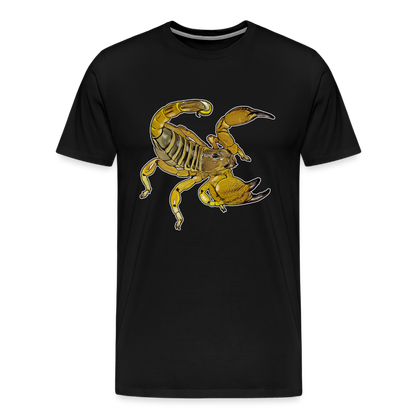 Männer Basic T-Shirt Scorpio maurus palmatus - Schwarz